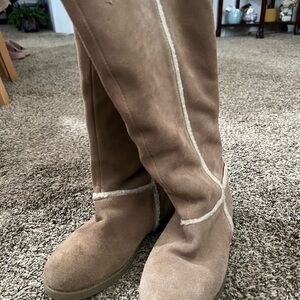 Xhilaration Tan Brown Knee-High Boots